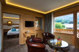 iving room and bedroom luxury suite
